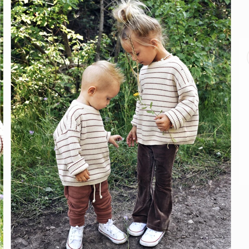 Little Wedgies Knit Stripe Sweater